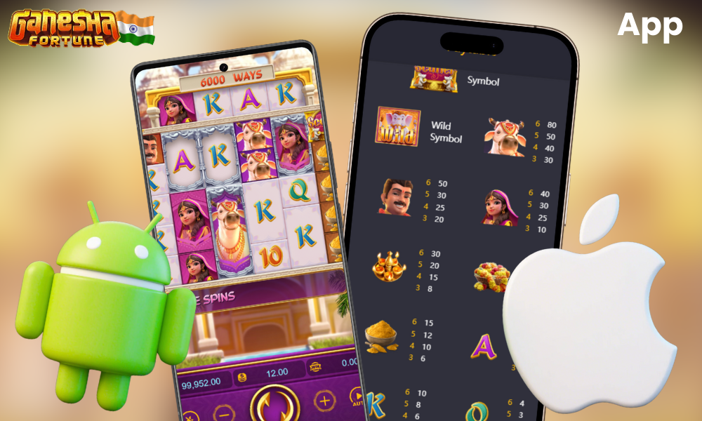 Ganesha Fortune is also available on mobile on Android and iOS