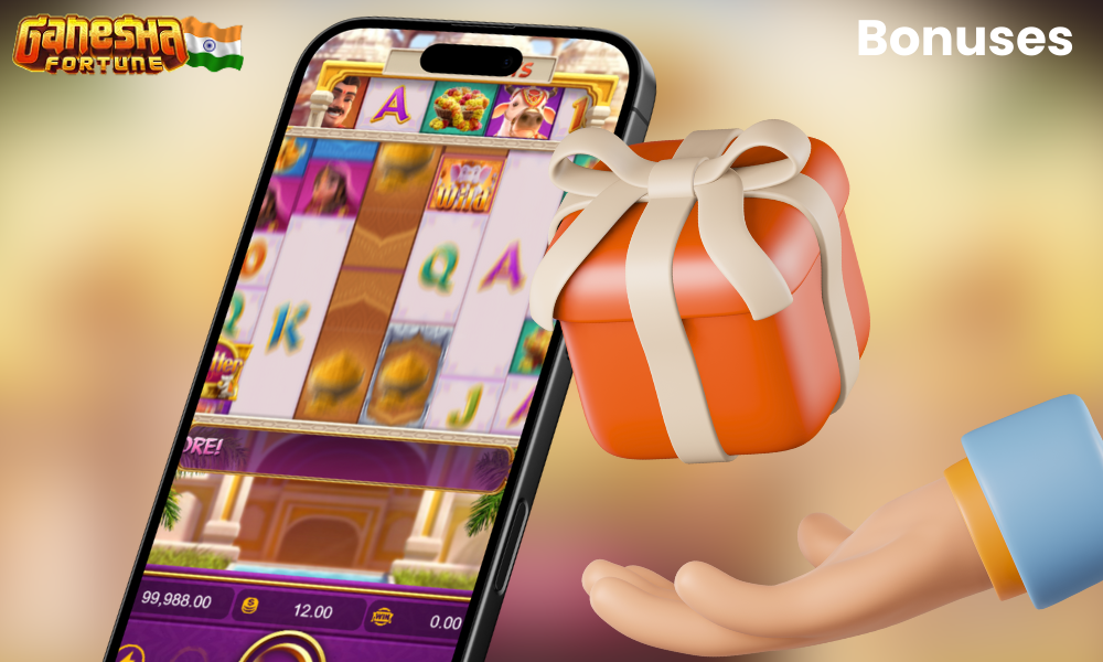 Many different bonuses are offered by casinos for playing Ganesha Fortune