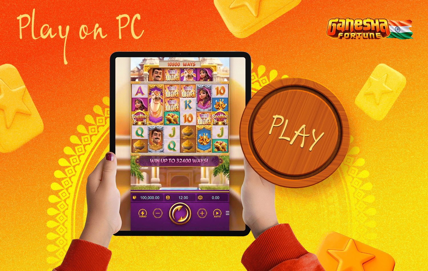 Play Ganesha Fortune using the Android emulator
