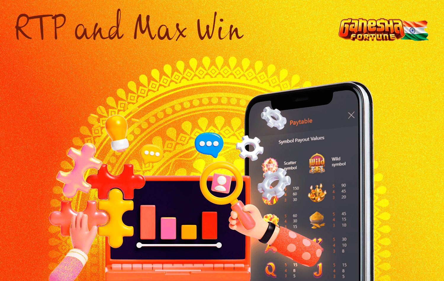 Ganesha Fortune game with reliable mechanics with frequent wins